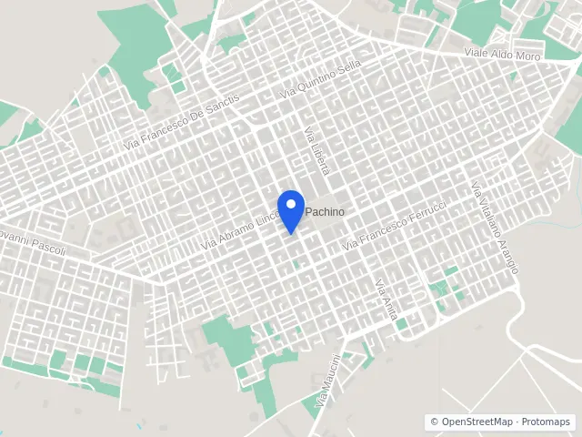 Mappa di Pachino, Siracusa