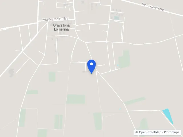 Mappa di Gravellona Lomellina, Pavia