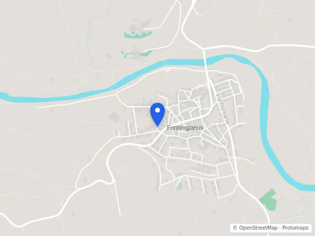 Mappa di Fordongianus, Oristano