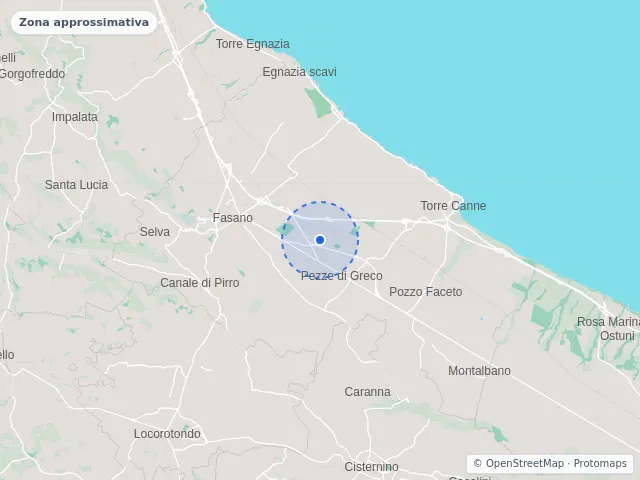 Mappa di Fasano, Brindisi