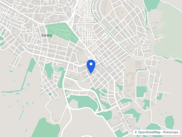 Mappa di Adrano, Catania