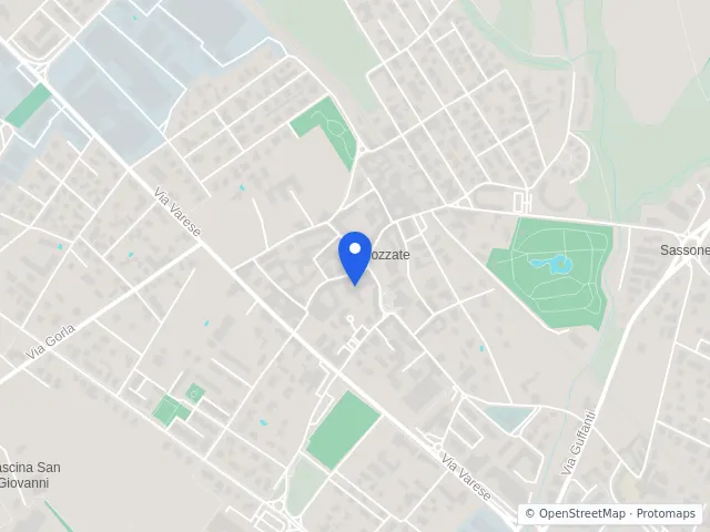 Mappa di Mozzate, Como
