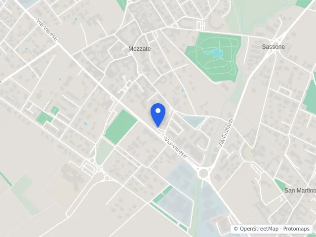 Mappa di Mozzate, Como