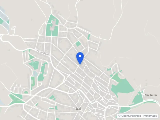 Mappa di Ittiri, Sassari