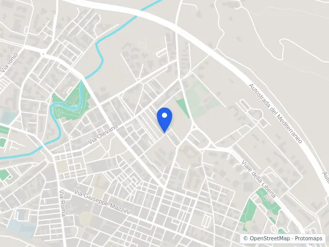 Mappa di Battipaglia, Salerno