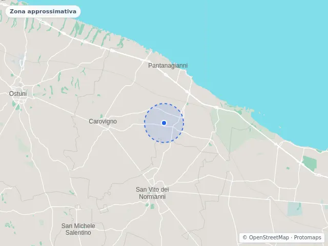 Mappa di Carovigno, Brindisi