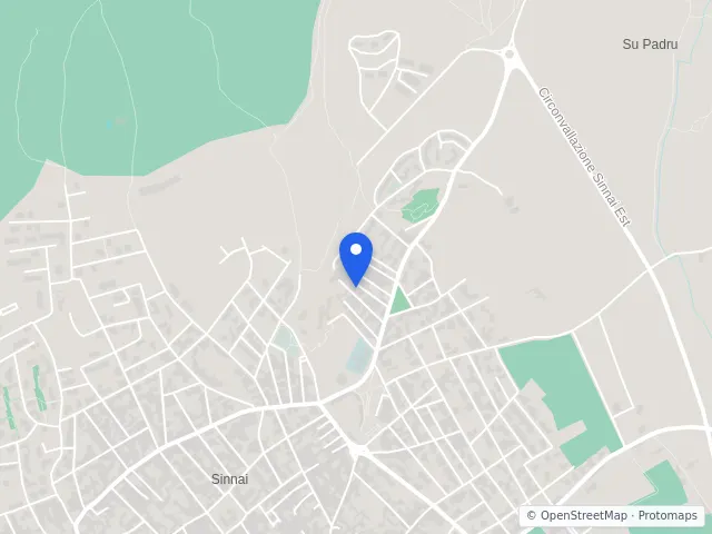Mappa di Sinnai, Cagliari
