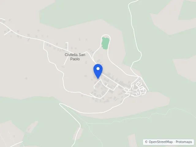 Mappa di Civitella San Paolo, Roma