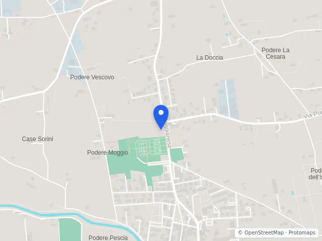 Mappa di Ponte Buggianese, Pistoia