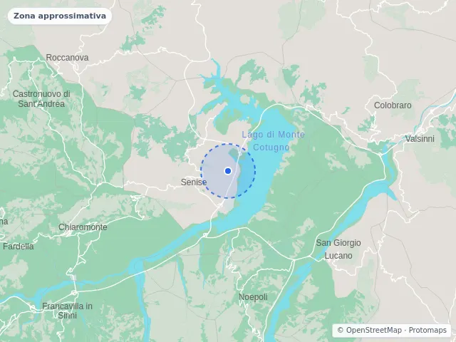 Mappa di Senise, Potenza
