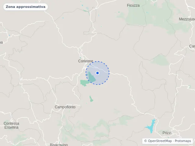 Mappa di Corleone, Palermo