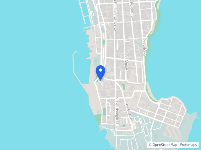 Mappa di Augusta, Siracusa