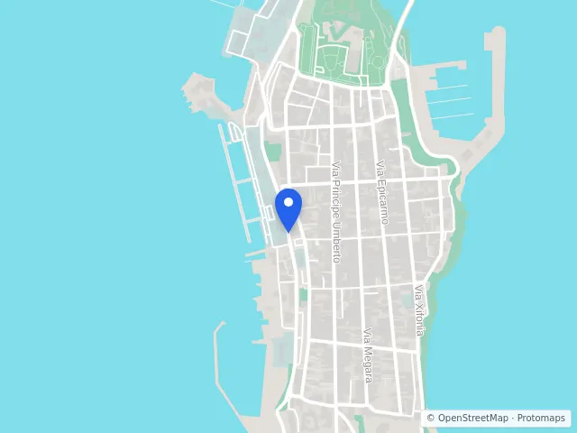 Mappa di Augusta, Siracusa