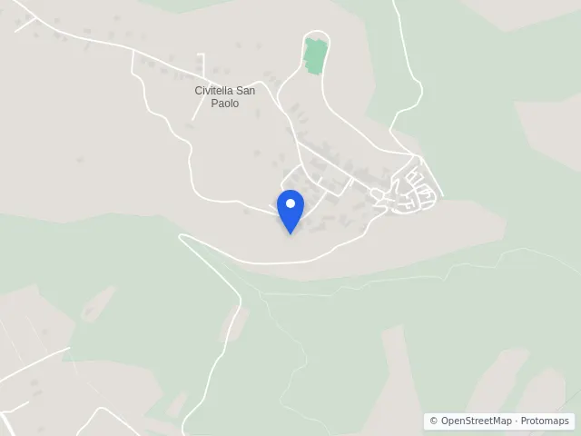 Mappa di Civitella San Paolo, Roma