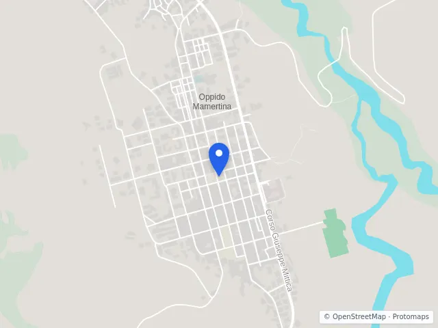 Mappa di Oppido Mamertina, Reggio di Calabria