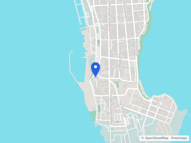 Mappa di Augusta, Siracusa