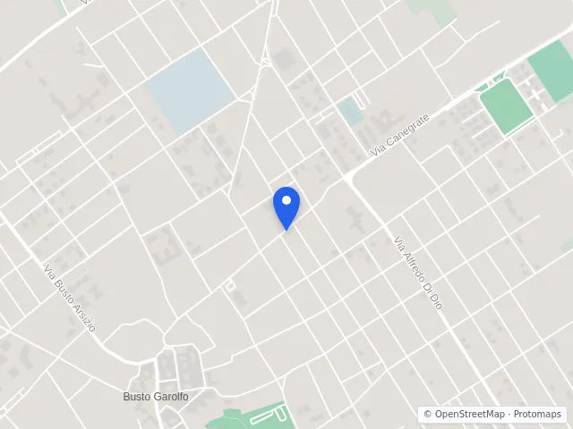 Mappa di Busto Garolfo, Milano