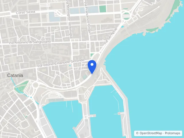 Mappa di Catania