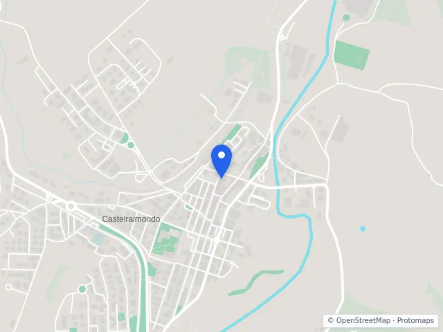 Mappa di Castelraimondo, Macerata