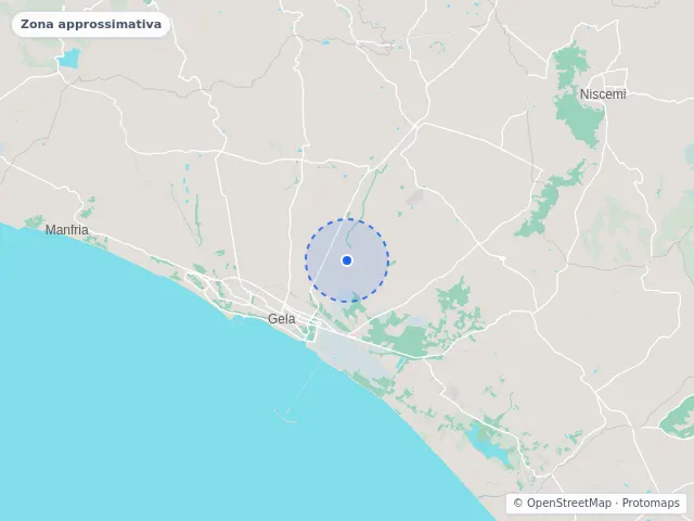 Mappa di Gela, Caltanissetta