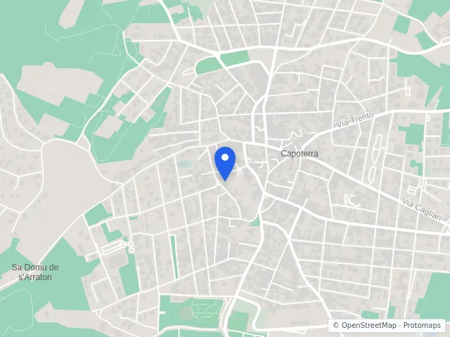 Mappa di Capoterra, Cagliari