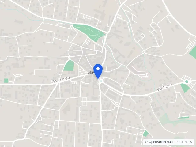 Mappa di Giaveno, Torino