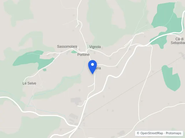 Mappa di Castel d'Aiano, Bologna