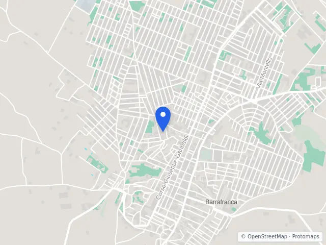 Mappa di Barrafranca, Enna