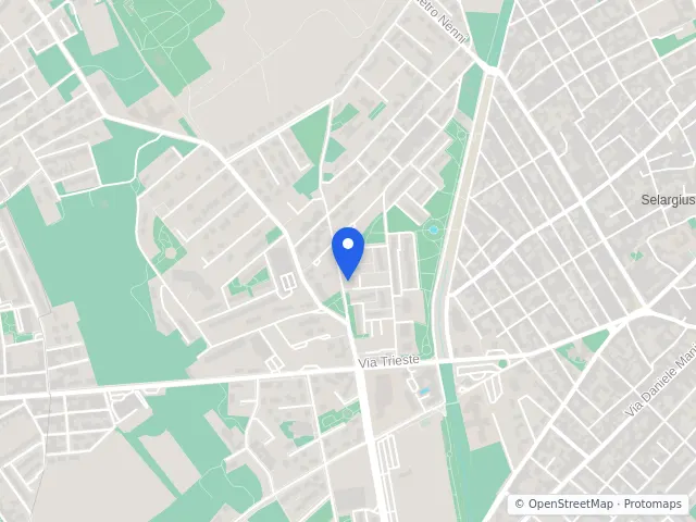 Mappa di Selargius, Cagliari