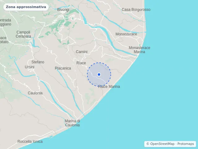 Mappa di Riace, Reggio di Calabria