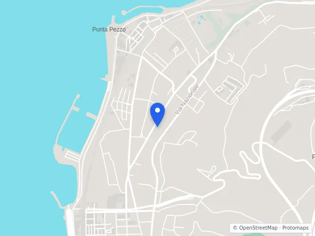 Mappa di Villa San Giovanni, Reggio di Calabria