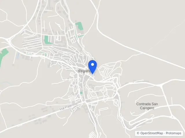 Mappa di Regalbuto, Enna