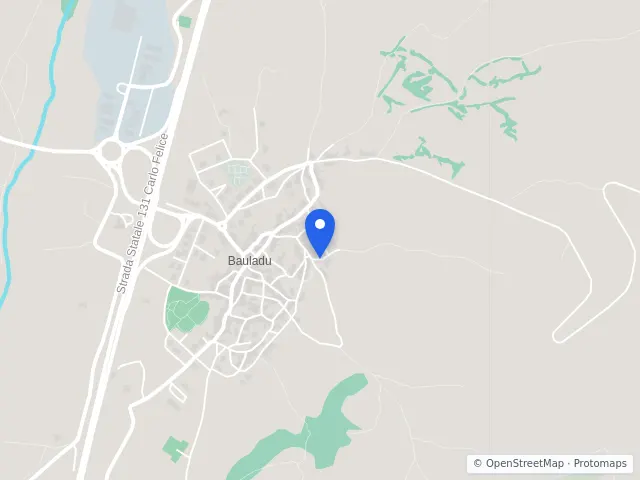 Mappa di Bauladu, Oristano