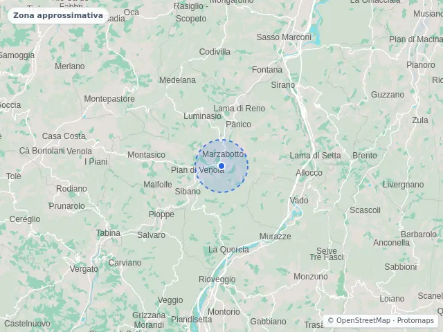 Mappa di Marzabotto, Bologna