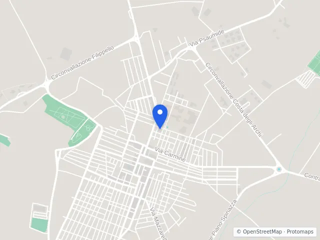 Mappa di Santa Croce Camerina, Ragusa