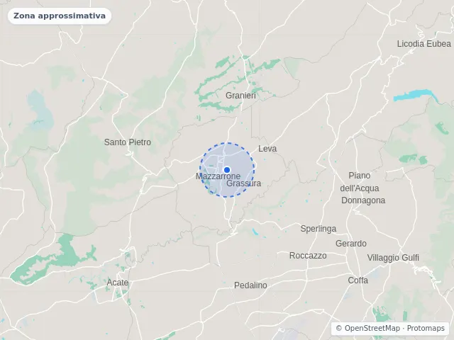 Mappa di Mazzarrone, Catania