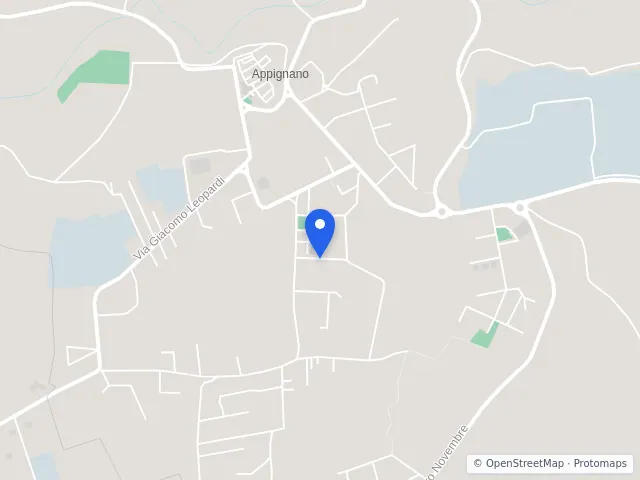 Mappa di Appignano, Macerata