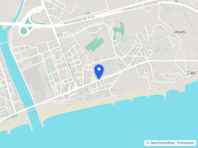 Mappa di Albisola Superiore, Savona