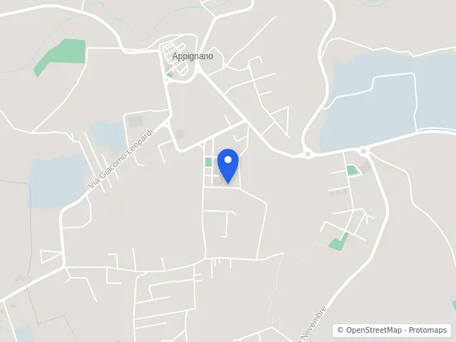 Mappa di Appignano, Macerata