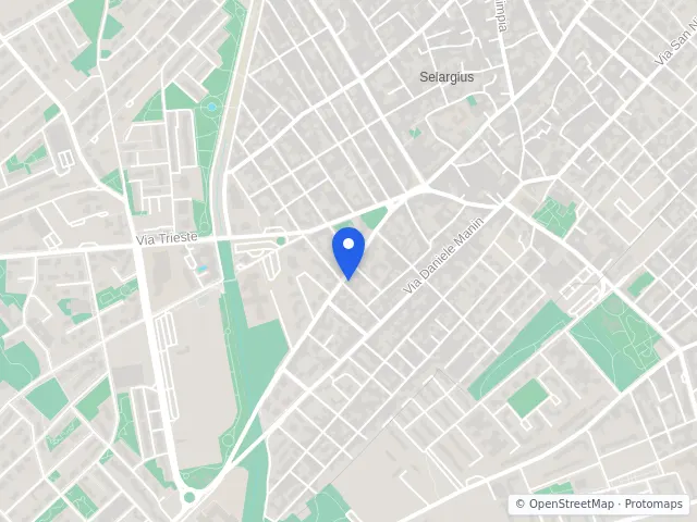 Mappa di Selargius, Cagliari