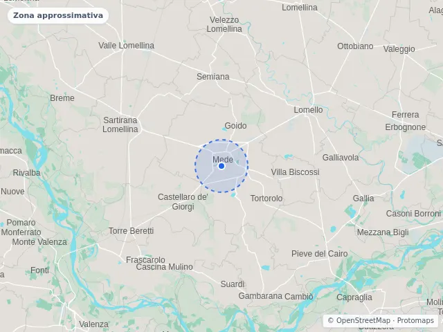 Mappa di Mede, Pavia