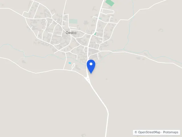 Mappa di Gesico, Sud Sardegna