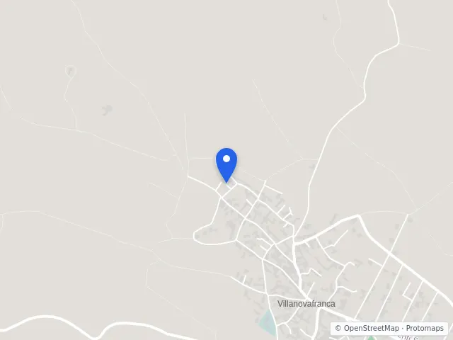 Mappa di Villanovafranca, Sud Sardegna