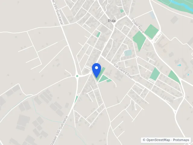Mappa di Pula, Cagliari