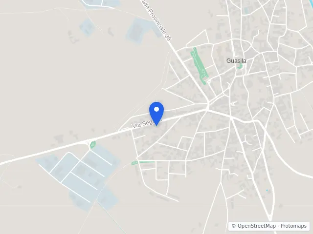 Mappa di Guasila, Sud Sardegna