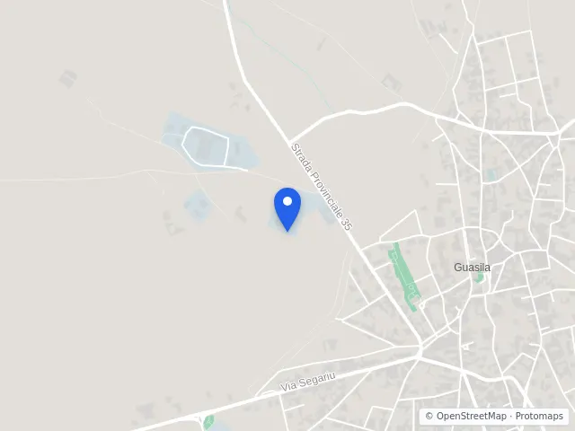 Mappa di Guasila, Sud Sardegna
