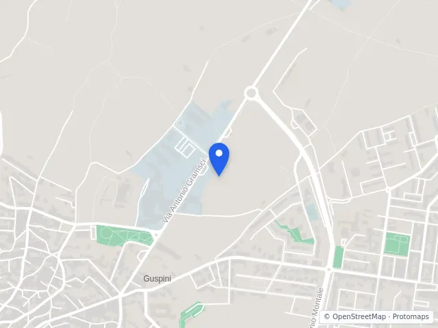 Mappa di Guspini, Sud Sardegna