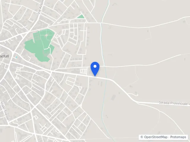 Mappa di Sanluri, Sud Sardegna