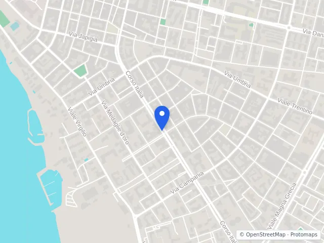 Mappa di Taranto