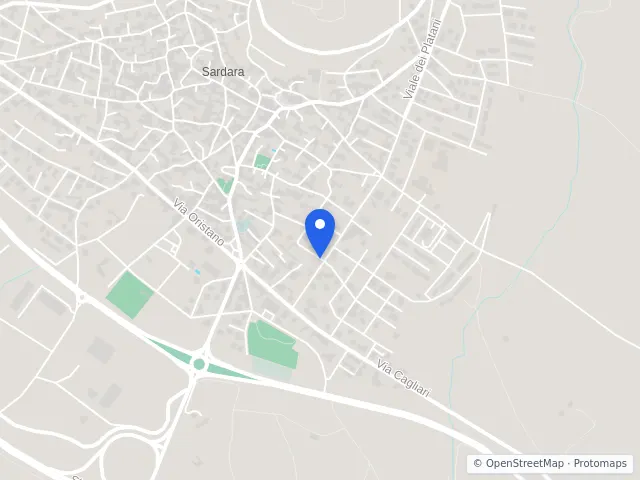 Mappa di Sardara, Sud Sardegna